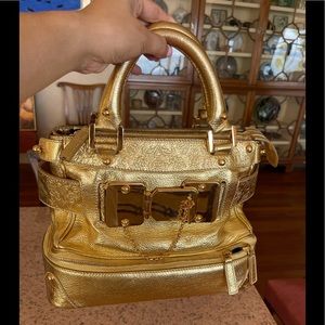 Rare Christian Lacroix vintage Leather Bag